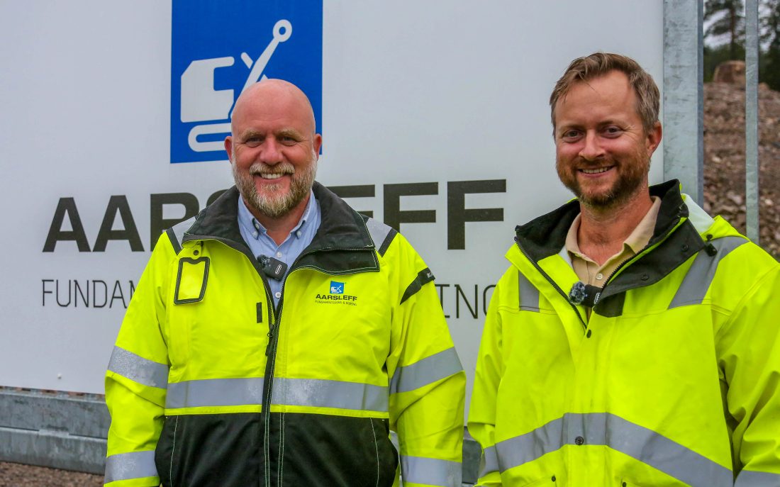 Daglig leder og faglig leder Lars Aulesjord (t.v.) og HR-leder Simen Sneltvedt Marklund synes det å ta inn lærlinger er en fantastisk god måte å rekruttere på. Samtidig er det også et samfunnsansvar. (Foto: Runar F. Daler)