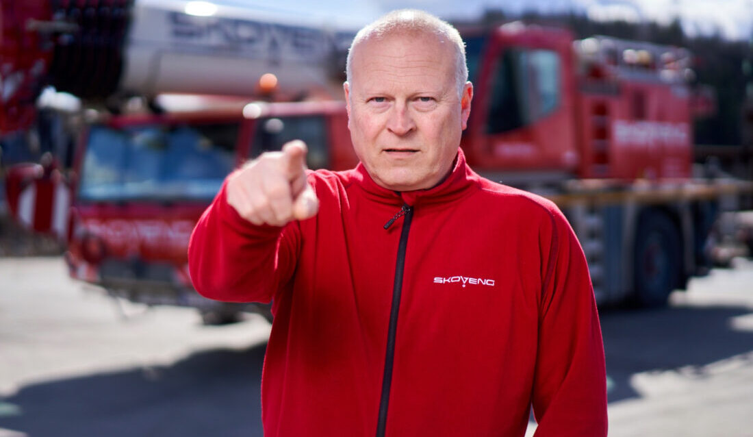 Lars Christian Steen, daglig leder i Asle Skoveng Kranservice AS. (Foto: Skoveng Gruppen)