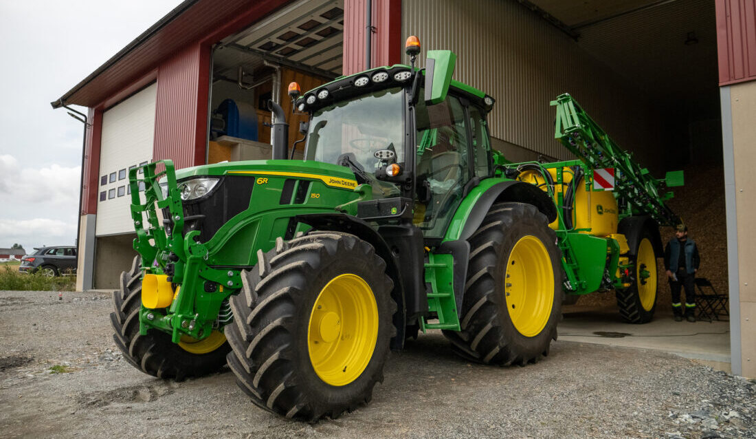John Deere 6R 150 ble den mest registrerte enkeltmodellen i fjor. (Foto: Felleskjøpet)