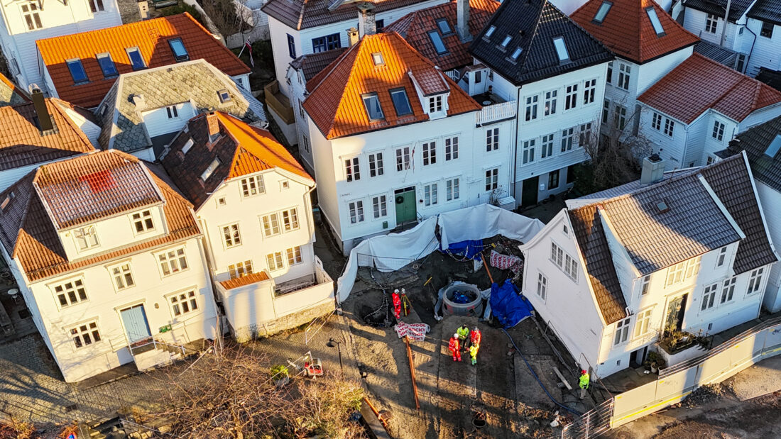 Oppgraderingen er del av byutviklingen på Nøstet, som skal omgjøres til et attraktivt boligområde. (Foto: Peab)