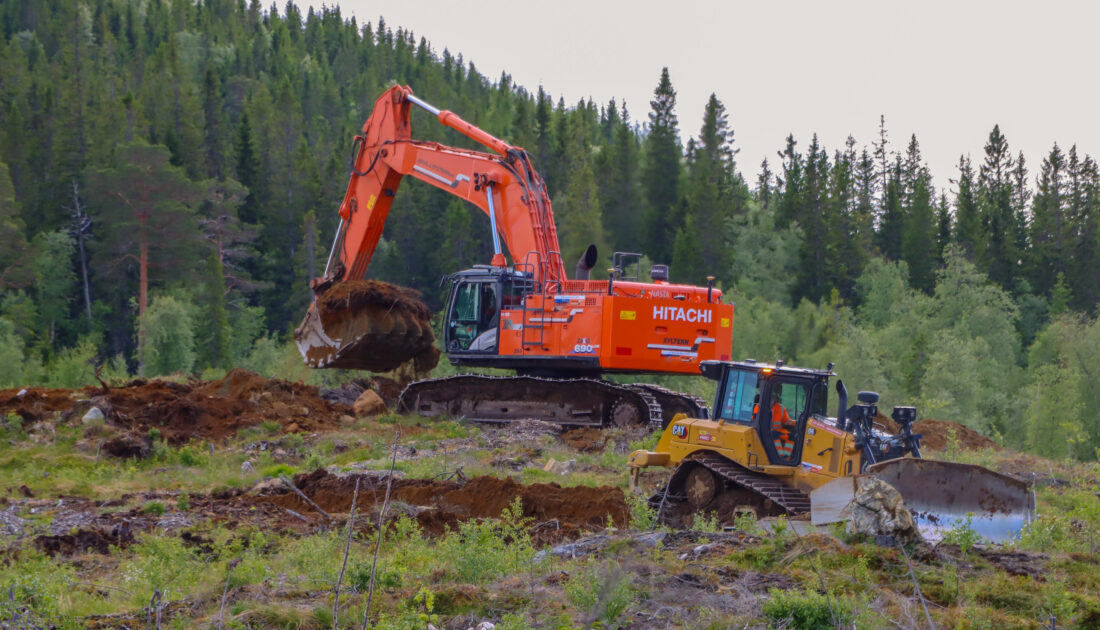 Johs. J. Syltern AS skal bygge og utbedre E136 i Møre og Romsdal. (Foto: Njål Hagen)