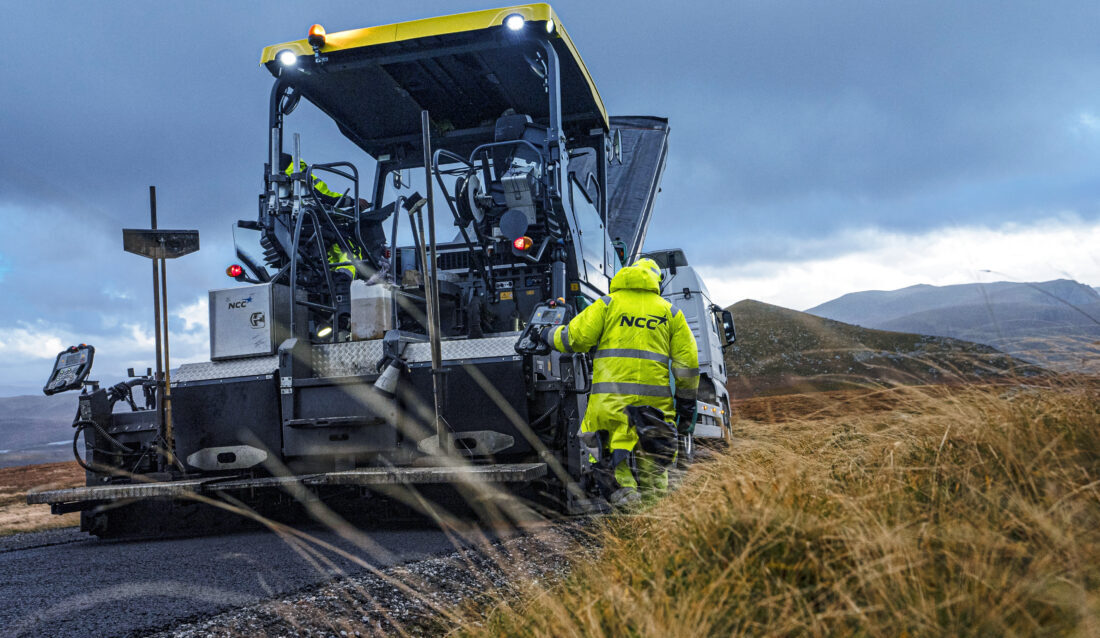 Mer enn én million tonn resirkulert asfalt ble i 2024 benyttet som råvare i produksjonen av ny asfalt. (Illustrasjonsfoto: NCC)